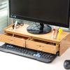 Computer Radiator Simple Desktop Computer Monitor Laptop Heightening Base Bracket Office Storage Rack Screen Riser with Drawer and Phone Holder-Computer (Color : Black) view 4