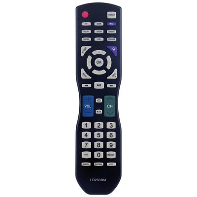 Allimity LD230RM Replacement Remote Control Compatible with APEX Digital LCD LED TV RTLD230RM LE3245M LE3245