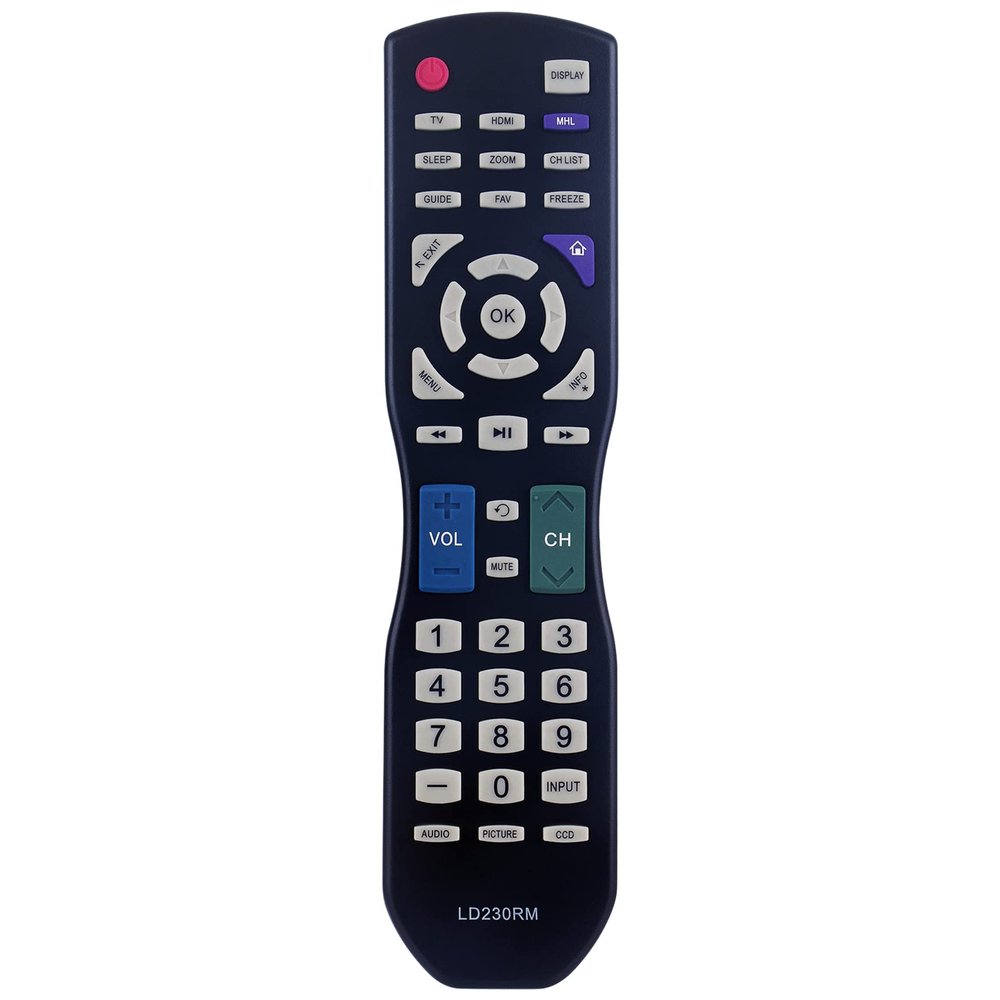Allimity LD230RM Replacement Remote Control Compatible with APEX Digital LCD LED TV RTLD230RM LE3245M LE3245