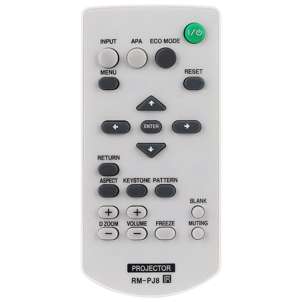 Allimity RM-PJ8 Replace Remote Compatible with Sony Data Projector VPL-CH350 VPL-EW276 VPL-EW246 VPL-EW226 VPL-EX276 VPL-EX272 VPL-EX246 VPL-EX242 VPL-EX226 VPL-EX222 VPL-EW578 VPL-EW575 VPL-EW455