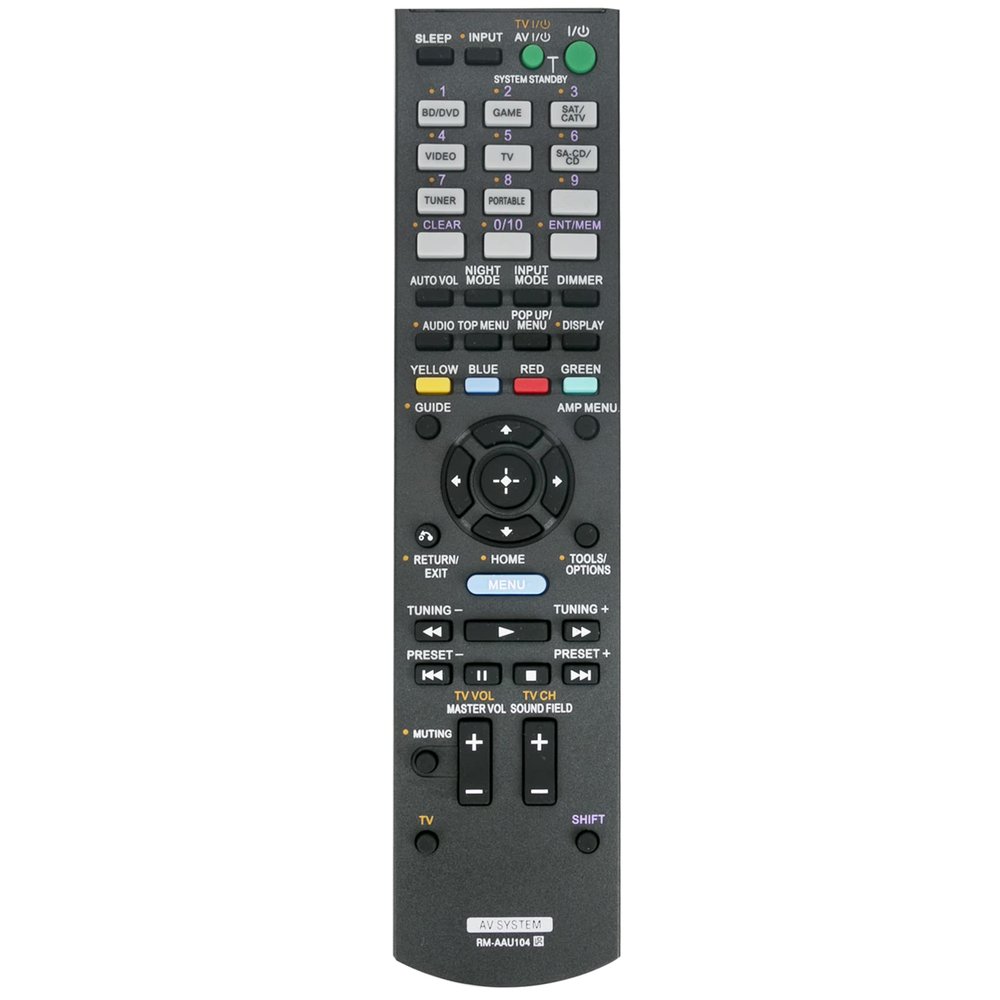 Allimity RM-AAU104 RMAAU104 Replacement Remote Control Compatible with Sony Multi Channel AV Receiver STR-DH520 STRDH520