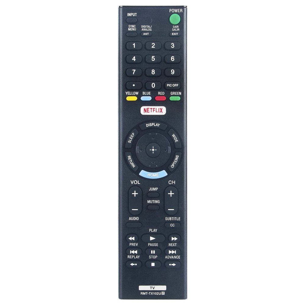 Allimity RMT-TX102U RMTTX102U Replacement Remote Control Compatible with Sony Bravia LED Smart TV KDL-32W600D KDL-48R550C KDL-55W650D KDL-40W650D KDL-32R500C KDL-48W650D KDL-40R510C KDL-48R510C