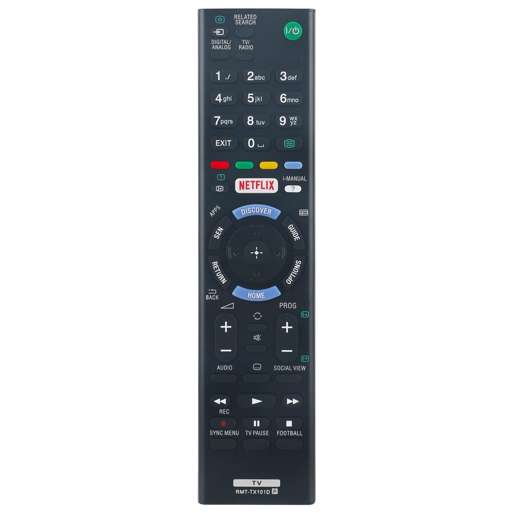 Allimity RMT-TX101D Replacement Remote Compatible with Sony TV KD-49X8305C KDL-32R400C KDL-32R403C KDL-32R405C KDL-32W705C KDL-40R450C KDL-40R453C KDL-40R455C KDL-40W705C KDL-48W705C KDL-40W700C