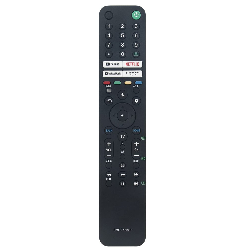 Allimity RMF-TX520P Replace Voice Remote Compatible with Sony Bravia LED TV KD-43X80J KD-50X80J KD-55X80J KD-55X85J KD-65X80J KD-65X85J KD-75X85J XR-55A80J XR-55X90J XR-65A80J XR-65X90J XR-77A80J