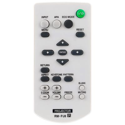 Allimity RM-PJ8 RMPJ8 Replacement Remote Compatible with Sony Data Projector VPL-PXZ10 VPL-DX142 VPL-DX122 VPL-DX102 VPL-DW122 VPL-EW295 VPL-EW255 VPL-EW235 VPL-EX295 VPL-EX290 VPL-EX255 VPL-EX250