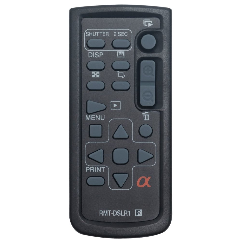 Allimity RMT-DSLR1 RMTDSLR1 Replacement Remote Control Compatible with Sony Camera Alpha A33 A55 A57 A65 A77 A99 NEX-5 NEX-6 NEX-7 A230 A330 A380 A390 A450 A500 A550 A560 A580 A700 A850 A900