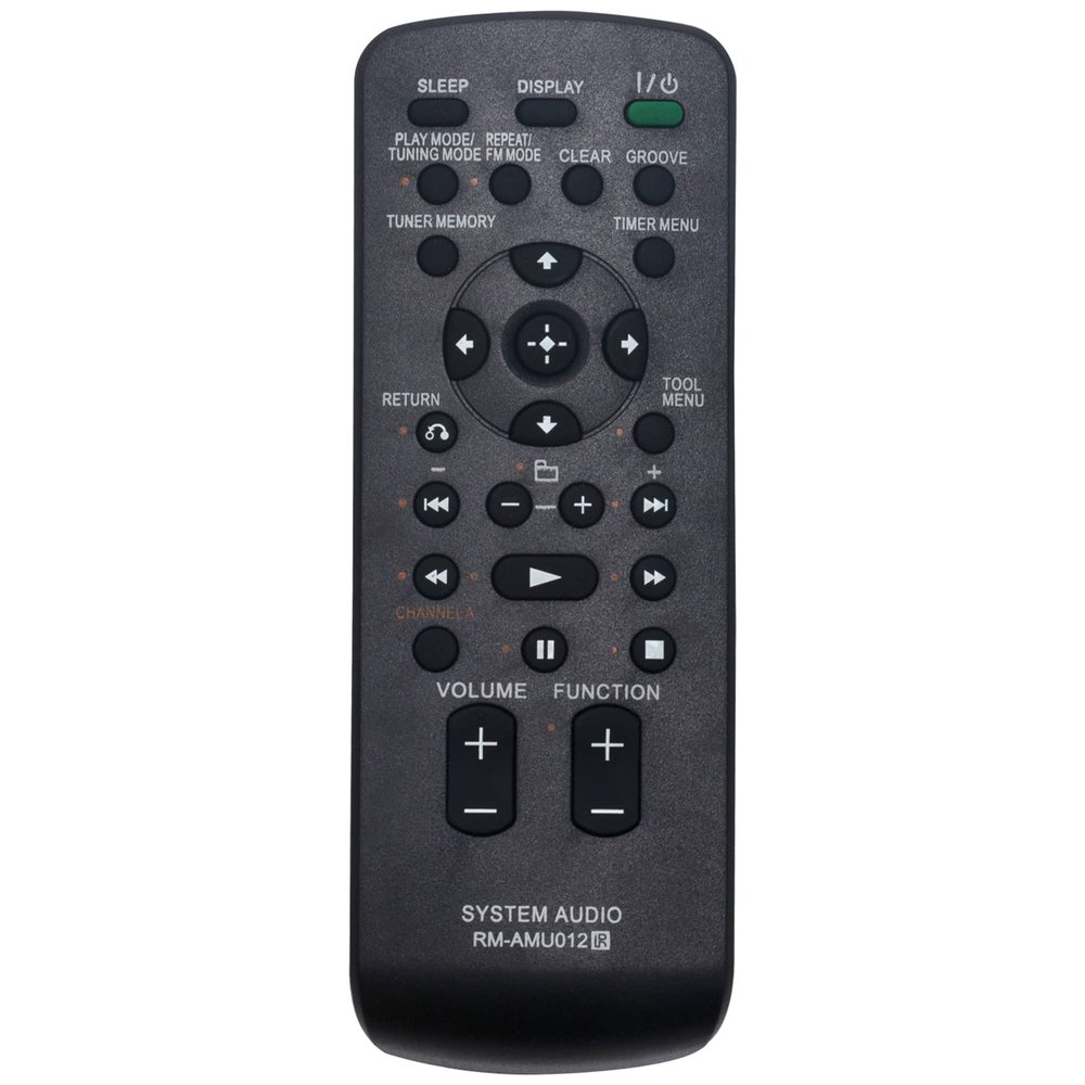 Allimity RM-AMU012 RMAMU012 Replacement Remote Control Compatible with Sony Mini HiFi Component System LBT-DJ2I HCD-DJ2I SS-WG2I SS-DJ2I SA-WG2I LBTDJ2I HCDDJ2I SSWG2I SSDJ2I SAWG2I