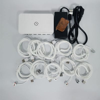 Universal 4 6 8 10 Port Anti-Theft Security Display System Mobile Retail Store Protection Sensor Alarm US Plug (10 Port)