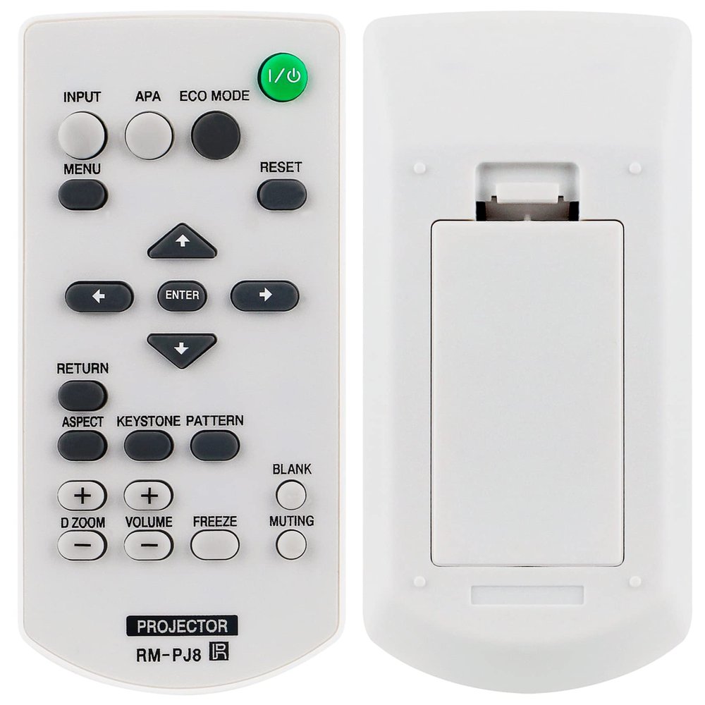 Allimity RM-PJ8 Replace Remote Compatible with Sony Data Projector VPL-SW526C VPL-SW536 VPL-SW526 VPL-SX536 VPL-EW275 VPL-EW245 VPL-EW225 VPL-EX275 VPL-EX271 VPL-EX245 VPL-EX241 VPL-EX225 VPL-EX221
