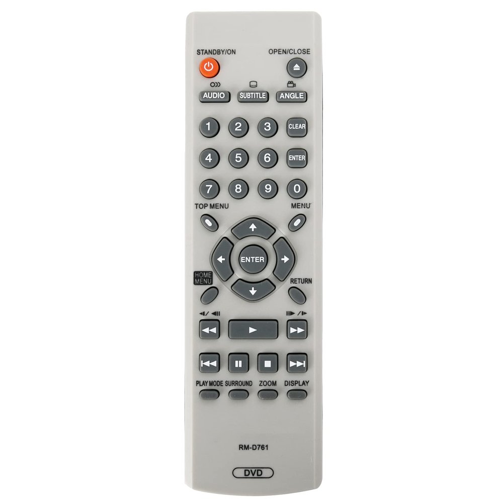 RM-D761 Replacement Remote Compatible with Pioneer DVD Player DV-250 DV-251 DV-260 DV-263 DV-270 DV-271 DV-275 DV-300 DV-353 DV-360 DV-363 DV393S DV-463 DV-464 DV-2650 DV-266-S DV-270-S DV-271-S