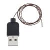 Create idea DIY Lights USB Power Cable Compatible with Lego USB Power Cord DIY Decorative Lamp USB Wire Toy Accessories 5V 50cm Black view 1