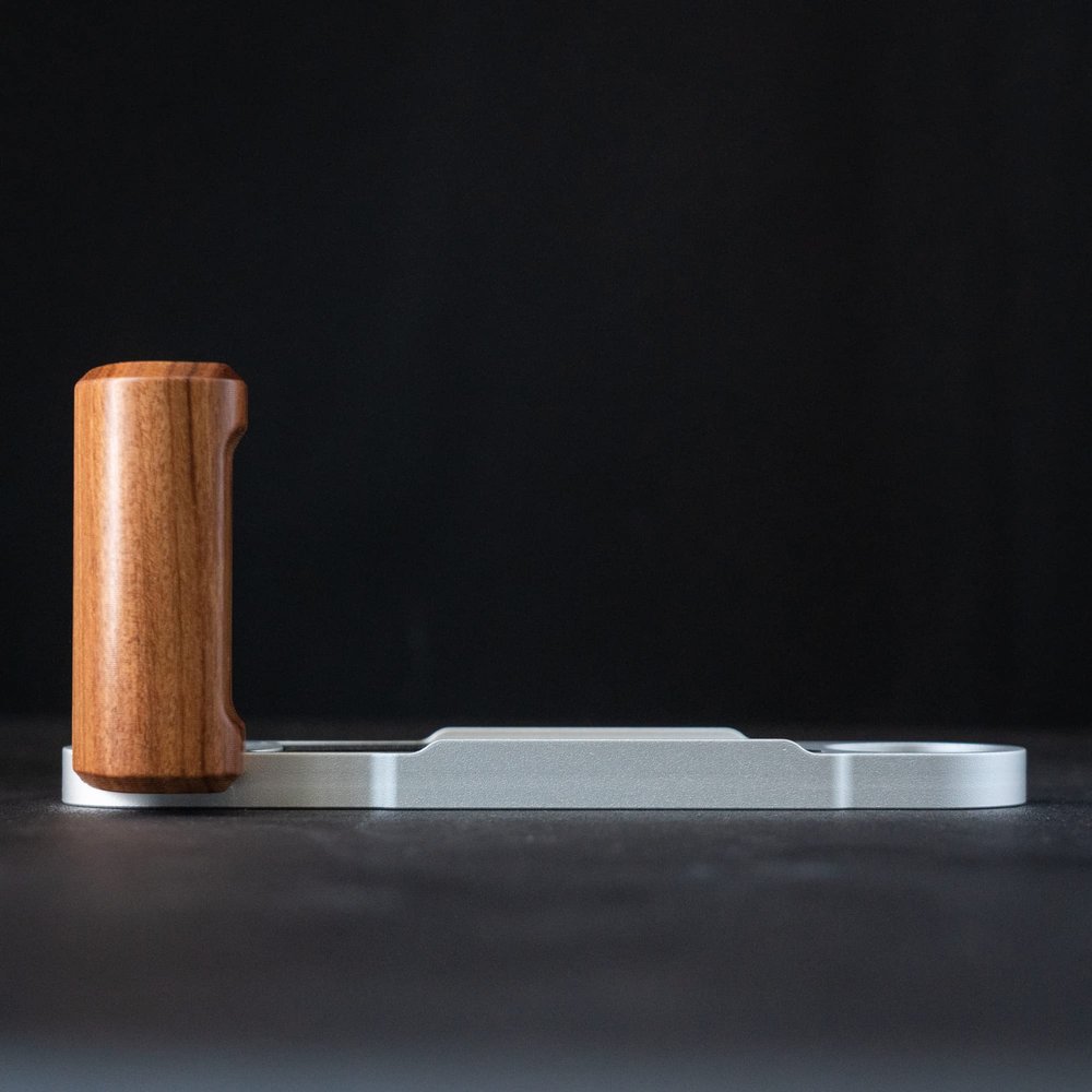 Wood Wooden L Hand Grip Holder for Leica M7 M6TTL M6 M4P M4-2 M4 M3 M2 M1 MP MA MD MD2 Camera Aluminum Alloy Baseplate