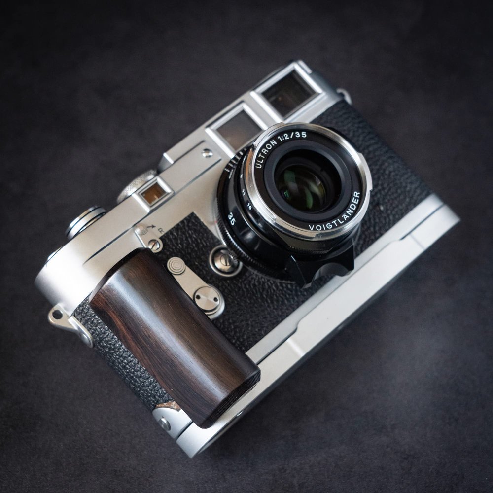 Wood Wooden L Hand Grip Holder for Leica M7 M6TTL M6 M4P M4-2 M4 M3 M2 M1 MP MA MD MD2 Camera Aluminum Alloy Baseplate
