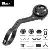 XBERSTAR Extended Out-Front Cycling Bicycle Computer Combo Mount Bike GPS Computer Mount Holder Handlebar for Garmin/Bryton/Cateye/GoPro Camera (Black) view 3