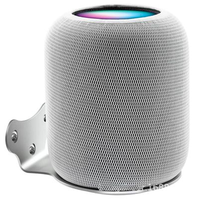 Aokicase HP-2-WM Compatible with Apple HomePod 2 Wall Mount Stand Accessories with Integrated Cable Management, Speaker Accessories Rack (Apple HomePod 2, Silver) 1 Piece