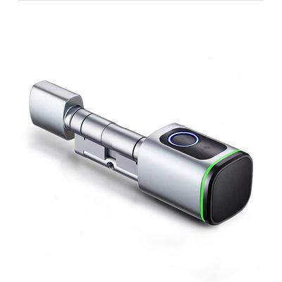 Fingerprint Euro Profile Cylinder Tuya/TT Lock APP Remote Control Smart Door Lock (TT APP,Drawing)