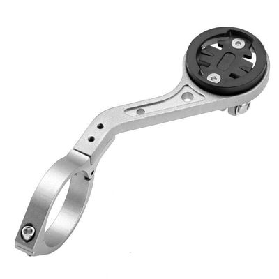XBERSTAR Extended Out-Front Cycling Bicycle Computer Combo Mount Bike GPS Computer Mount Holder Handlebar for Garmin/Bryton/Cateye/GoPro Camera (Silver)