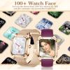 Smart Watch for Women, 1.6'' Bluetooth Call(Answer/Dial), Activity Fitness Tracker with Heart Rate/Sleep Monitor 100+ Sports Pedometer AI Voice, Smartwatch for Android iPhone Compatible (Rose Gold) view 3