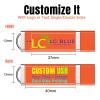 Custom USB Flash Drive 2GB 500 Pack Customized Thumb Drive Customizable USB Drive Logo Print FEWINA Branding with Personalized USB Stick (500 Pack,10 Color Options) view 3