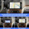 [2G+64G] Car Radio for Mercedes Benz GL ML Class W164 X164 ML350 ML500 ML280 GL320 GL350 GL450 2005-2011, Android Touch Screen Car Stereo, Carplay/Android Auto/1080P/WiFi +AHD Backup Camera view 2