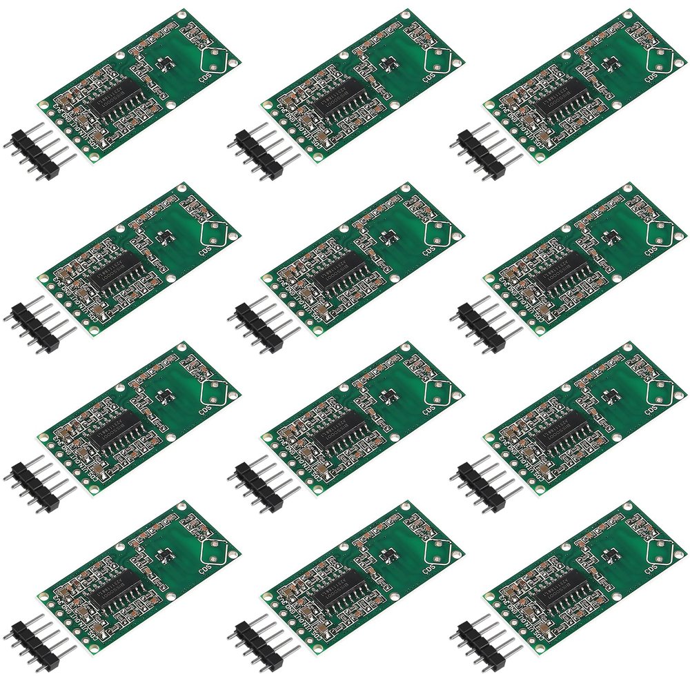 Coliao 12pcs RCWL-0516 Microwave Radar Motion Detection Human Body Sensor Module Induction Switch for ESP8266 Nodemcu Wemos, Raspberry PI