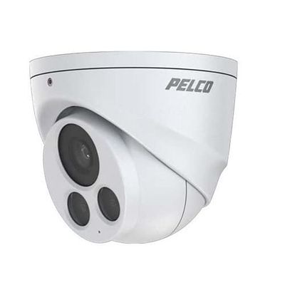 Pelco IFV523-1ERS 5MP Security Camera, IR Outdoor Dome, 3.6mm Lens, 20 FPS @ 5 MP, NDAA-compliant, IR 30m, IP66, PoE