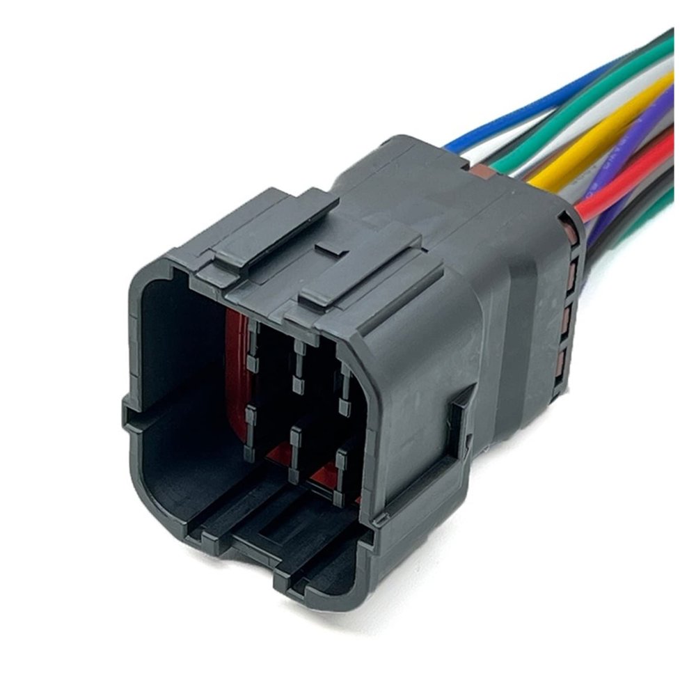 BUIEX 16Pin 1.8mm Auto Radar Plug Wiring Harness Electronic Waterproof Connector with Cable 7123-7564-40 7222-7564-40 (Color : 16Pin Male, Size : 1 Pc with 15cm 18AWG)