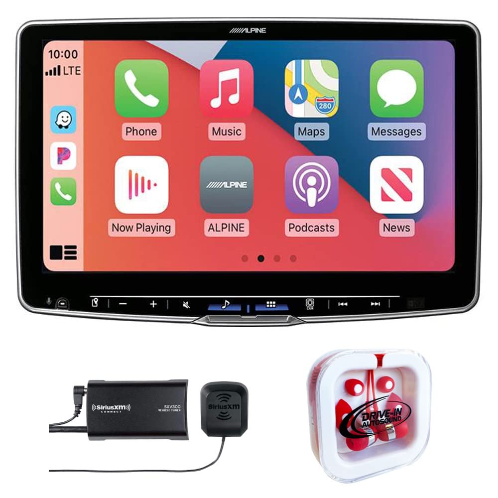 Alpine Halo11 ILX-F511 11 Inch Digital Multimedia Receiver with SiriusXM Tuner