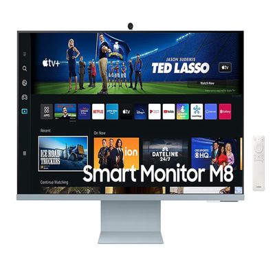 Samsung 32-in M8 Smart Blue UHD Monitor w Smart TV Apps (2023) LS32CM80BUNXZA