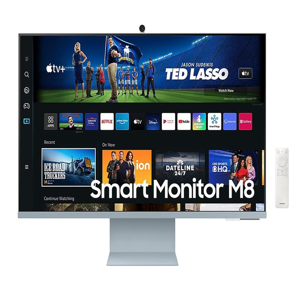 Samsung 32-in M8 Smart Blue UHD Monitor w Smart TV Apps (2023) LS32CM80BUNXZA