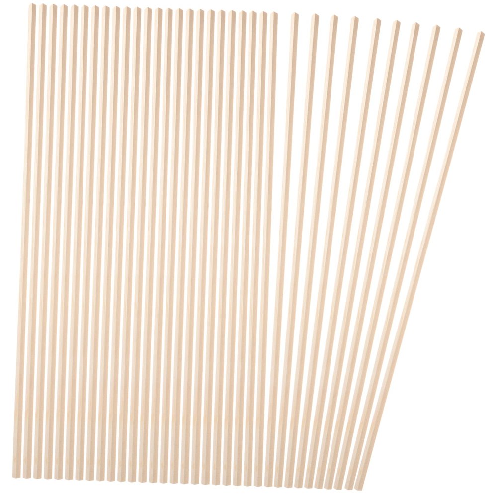 10pcs Triangle Window Trim Wooden Molding Strip for DIY Home Decor Pine Trim Round