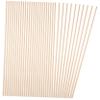 10pcs Triangle Window Trim Wooden Molding Strip for DIY Home Decor Pine Trim Round view 1