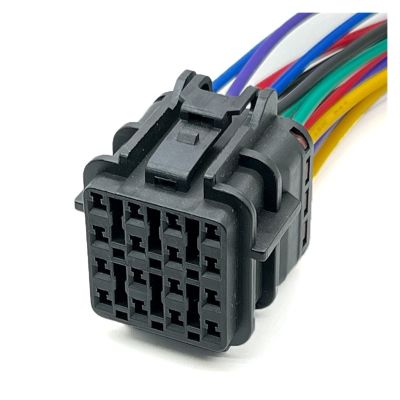 16Pin 1.8mm Auto Radar Plug Wiring Harness Electronic Waterproof Connector with Cable 7123-7564-40 7222-7564-40 (Color : 16Pin Female, Size : 1 Pc with 15cm 18AWG)
