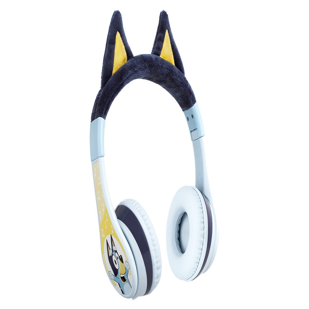 Bluey Bluetooth Headphones for Kids, Volume Reduced Wireless Headphones for School Home or Travel (Bluey)