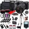 Sony A6400 Mirrorless Camera E 18-135mm f/3.5-5.6 OSS Lens 128Gig Momory Cards+Lens+Case+(23PC) Bundle view 1