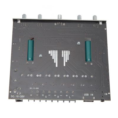 S350H 220Wx2 350W 2.1 Channel Bluetooth Power Amplifier Board, DC 18V38V Bluetooth Speaker with Treble and Bass Control, Audio Amplifier Module for Store, Home, Theater