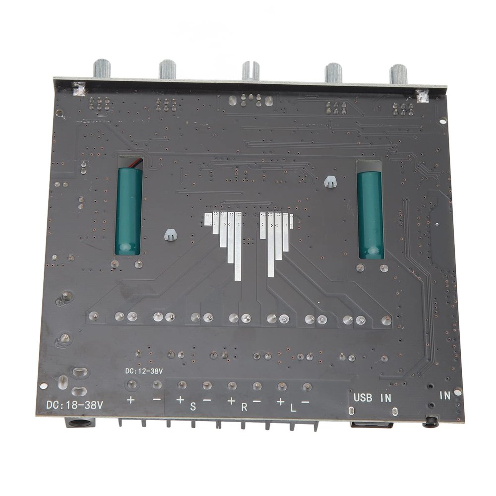 S350H 220Wx2 350W 2.1 Channel Bluetooth Power Amplifier Board, DC 18V38V Bluetooth Speaker with Treble and Bass Control, Audio Amplifier Module for Store, Home, Theater