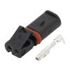 2 Pin Automotive Connector Wiring Harness Connector Plug With Terminal DJ7027-1-21 2P (Size : 10 PCS) view 3