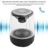 Subwoofer Speaker Portable 5.0 Speaker HiFi LED Light Stereo Loudspeaker for Party Beach Camping Travel (Black) view 3