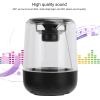 Subwoofer Speaker Portable 5.0 Speaker HiFi LED Light Stereo Loudspeaker for Party Beach Camping Travel (Black) view 4