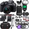 Canon EOS R10 Mirrorless Camera RF-S 18-150mm is STM Lens + Accessories Included: 2X 64GB Memory Cards, TTL Flash, Extra Battery, Case, Tripod & More (Renewed) view 1
