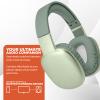 iJoy Ultra Wireless Over-Ear Bluetooth Headphones with Mic, Up to 10 Hours Playtime, Bluetooth Headset 33Ft Range with Backup AUX Cable & SD Slot, Wireless Headphones for Gaming, Work & Gym (Green) view 2