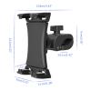Bike Tablet Mount Motorcycle Tablet Holder Cycling Handlebar Tablet Clamp 360 Rotation for 4.7-13" Tablet Bike Tablet Holder view 3