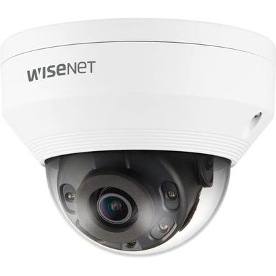 Wisenet QNV-6012R1 2 Megapixel Indoor/Outdoor Full HD Network Camera - Color - Dome - 65.62 ft Infrared Night Vision - H.264, H.265, MJPEG - 1920 x 1080 - 2.80 mm Fixed Lens - CMOS - Wall Mount, Pole
