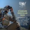 Marsupial Gear Standard Binocular Pack - Magnetic Bino Chest Harness Great for Quick One-Handed Access While Hunting with Storage Pockets, Multicam, Large view 2