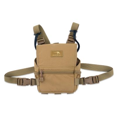 Marsupial Standard Binocular Harness Chest Pack, Coyote, Large