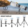 CAVIX Travel Mini Tripod with 360 Ballhead Lightweight Portable Compact Carbon Fiber Tripod for Camera view 4