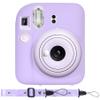 Aenllosi Hard PU Case for Fujifilm Instax Mini 12/11 and Silicon Case for Instax mini 12 view 2