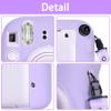 Aenllosi Hard PU Case for Fujifilm Instax Mini 12/11 and Silicon Case for Instax mini 12 view 3