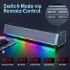 Smalody TV Speakers, Home Theater Speaker Wireless Audio Sound Bar TV Speaker + Bass Subwoofer, Bluetooth Enabled/Optical/AUX/COAXIAL Inputs/Remote Control view 2